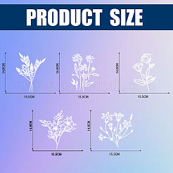 Plastic Reflective Vinyl Car Stickers&nbsp;STIC-WH0036-022