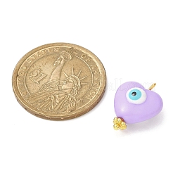 Evil Eye Resin Pendants&nbsp;PALLOY-JF02127-01