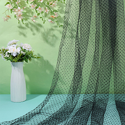Polyester Polka Dot Mesh Fabric&nbsp;DIY-WH20081-046A