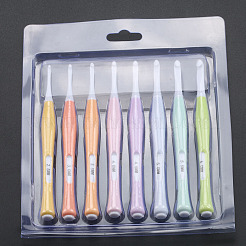 8Pcs TPR Diverse Size Crochet Hooks Set&nbsp;PW-WG61940-01