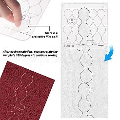 Transparent Acrylic Sewing Template&nbsp;DIY-GF0002-84