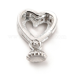 Rack Plating Brass Micro Pave Cubic Zirconia Multi-Strand Links&nbsp;KK-K270-14P
