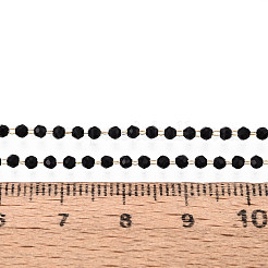Handmade 304 Stainless Steel Faceted Round Link Chains&nbsp;CHS-N008-06G-02