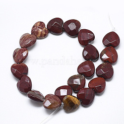 Natural Red Rainbow Jasper Beads Strands&nbsp;X-G-S357-E01-02