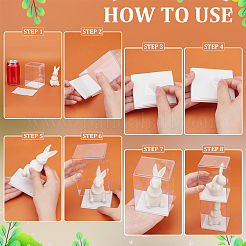 8Pcs PS Plastic Action Figure Display Cases&nbsp;ODIS-FG0002-04B