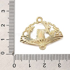 Rack Plating Panda Theme Alloy Enamel Pendants&nbsp;ENAM-S021-08G-C