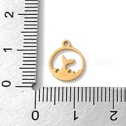 304 Stainless Steel Pendants&nbsp;STAS-L292-03G