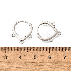 Brass Stud Earring Findings&nbsp;KK-Q035-08P