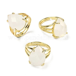 Brass Cuff Open Rings&nbsp;RJEW-D347-04G-16