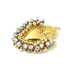 Alloy Glass Pendants&nbsp;FIND-Z074-01G