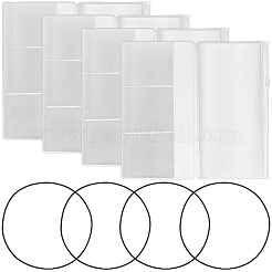 4Pcs Rectangle PVC File Pockets&nbsp;AJEW-CP0011-42A