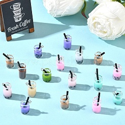 20Pcs 2 Styles Glass Bottle Pendants&nbsp;CRES-YW0002-63