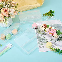 20Pcs Plastic Packing Boxes with Hinged Lid&nbsp;CON-GO0001-09