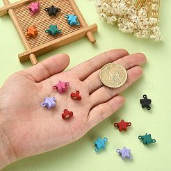 14 Sets 7 Colors Star Alloy Magnetic Clasps&nbsp;PALLOY-CJ0002-29