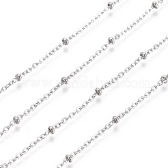 Tarnish Resistant 3.28 Feet 304 Stainless Steel Cable Chain&nbsp;X-CHS-L024-019P