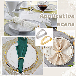 20Pcs 2 Colors Alloy Napkin Ring&nbsp;AJEW-PH0012-16