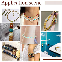48pcs 4 styles Brass Spacer Beads&nbsp;KK-PH0005-79