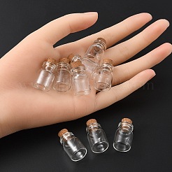 20Pcs Mini Cute Small Glass Jar Glass Bottles&nbsp;AJEW-YW0001-07