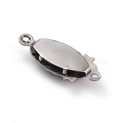 Non-Tarnish 304 Stainless Steel Box Clasps&nbsp;STAS-H151-16P