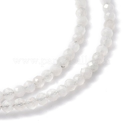 Natural Rainbow Moonstone Beaded Necklaces&nbsp;NJEW-JN02990-04