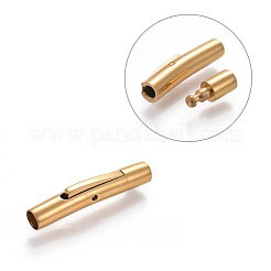 304 Stainless Steel Bayonet Clasps&nbsp;STAS-E473-01A-G