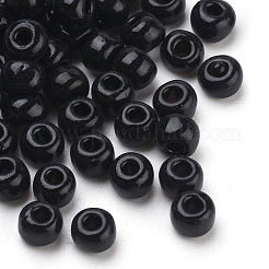 Baking Paint 6/0 Glass Seed Beads&nbsp;SEED-Q025-4mm-M07