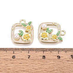 Alloy Enamel Pendants&nbsp;ENAM-N069-13KCG-02