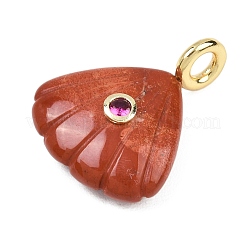 Natural Red Jasper Carved Pendants&nbsp;G-G330-02G-09
