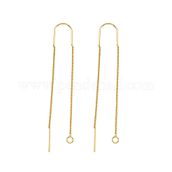Brass Stud Earring Findings&nbsp;KK-CD0001-02