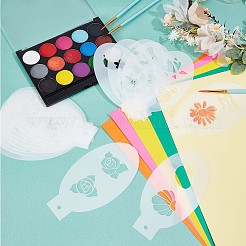Plastic Face Paint Stencils&nbsp;DIY-WH0304-582B