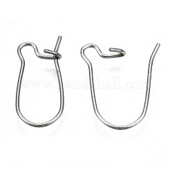Tarnish Resistant 304 Stainless Steel Hoop Earring Findings&nbsp;STAS-S117-008A-01