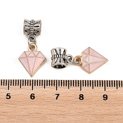 Alloy Enamel European Dangle Charms&nbsp;PALLOY-YW010-02