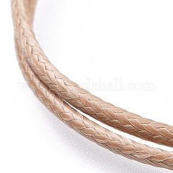 Unisex Korean Waxed Polyester Cord Bracelets&nbsp;BJEW-JB04597-03