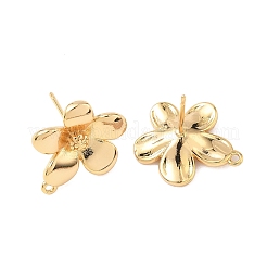 Brass Stud Earring Findings&nbsp;KK-D024-06G
