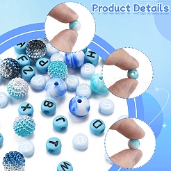 244Pcs Imitation Acrylic Beads Kits&nbsp;OACR-FS0004-07A