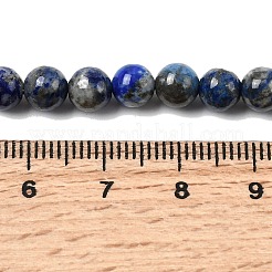 Natural Lapis Lazuli Beads Strands&nbsp;G-G344-A09-6mm