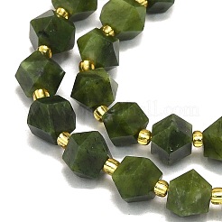 Natural Chinese Southern Jade  Beads Strands&nbsp;G-I376-A49-01