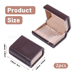 Plastic Jewelry Cufflink Packing Boxes&nbsp;CON-WH0001-66