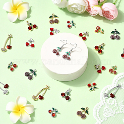 24Pcs 12 Styles Rack Plating Alloy Pendants&nbsp;FIND-SC0019-90