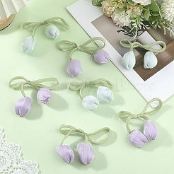 12Pcs 2 Colors Cloth Double-head Tulip Ornament Accessories&nbsp;FIND-CY0001-39