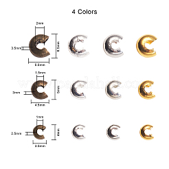Brass Crimp Beads Covers&nbsp;KK-CJ0001-13