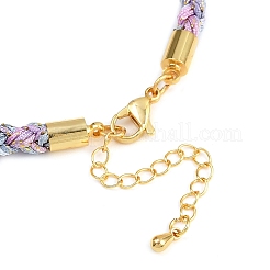 4MM Braided Nylon Cord Bracelets&nbsp;FIND-A057-01G-18