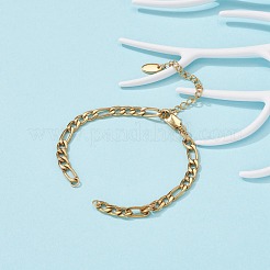 304 Stainless Steel Figaro Chain Bracelet Making&nbsp;AJEW-JB00954