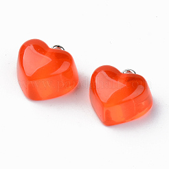 Transparent Resin Pendants&nbsp;X-RESI-R429-30