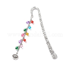 Tibetan Style Alloy Charms Bookmarks&nbsp;AJEW-JK00197