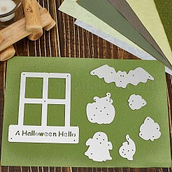 Halloween Carbon Steel Cutting Dies Stencils&nbsp;DIY-WH0387-65MP