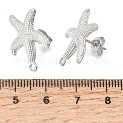 304 Stainless Steel Stud Earring Findings&nbsp;STAS-D391-03B-P