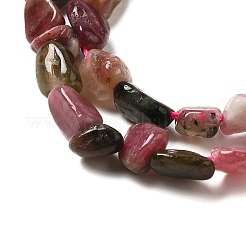 Natural Multicolor Tourmaline Beads Strands&nbsp;G-L608-A01-01