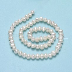 Natural Cultured Freshwater Pearl Beads Strands&nbsp;PEAR-F018-16B-01