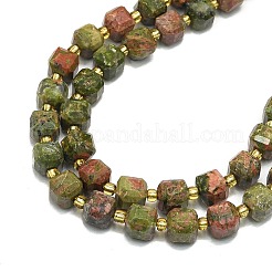 Natural Unakite Beads Strand&nbsp;G-I376-D70-01